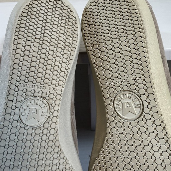 Mephisto Women's Size 7 Karla Perf Light Taupe Liam 818 Criss-Cross Ballet Flats - Picture 11 of 11